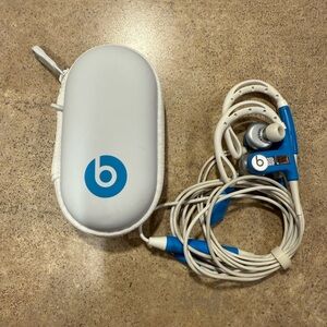 Original Beats Dr.Dre Powerbeats In Ear Hook Wired Sport Headphones w/ Case